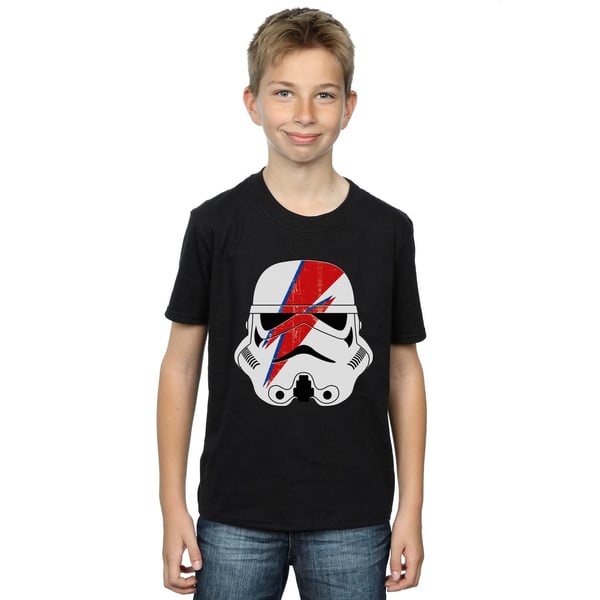 Star Wars Boys Glam Stormtrooper Lightning Bolt Cotton T-Shirt