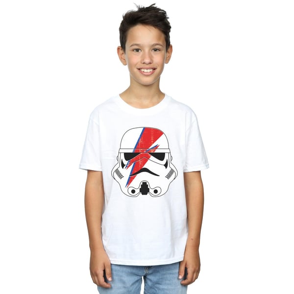 Star Wars Boys Glam Stormtrooper Lightning Bolt Cotton T-Shirt