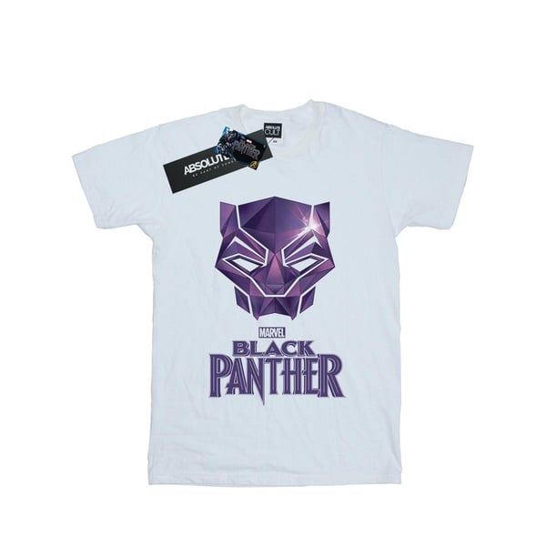 Marvel Boys Musta Pantteri Maski Logo T-paita