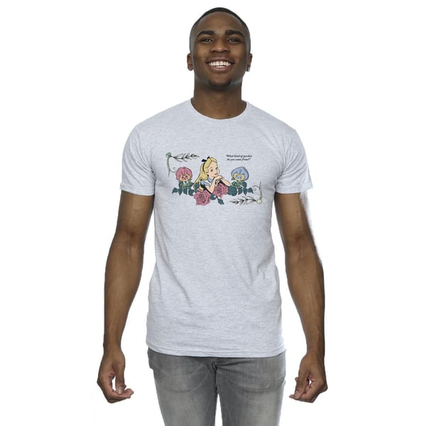 Disney Mens Alice In Wonderland What Kind Of Garden T-Shirt