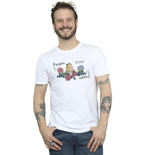 Disney Mens Alice In Wonderland What Kind Of Garden T-Shirt
