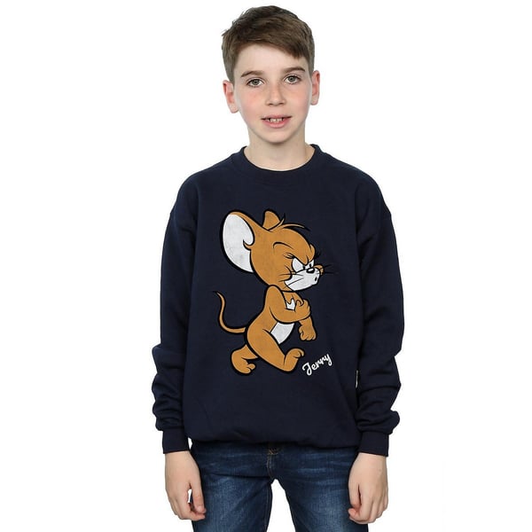 Tom and Jerry Boys Angry Mouse Cotton Sweatshirt