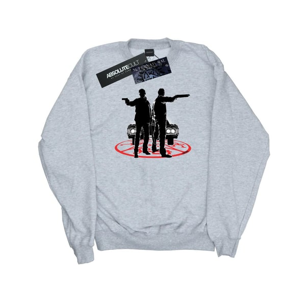 Supernatural Womens/Ladies Sam And Dean Silhouette Sweatshirt