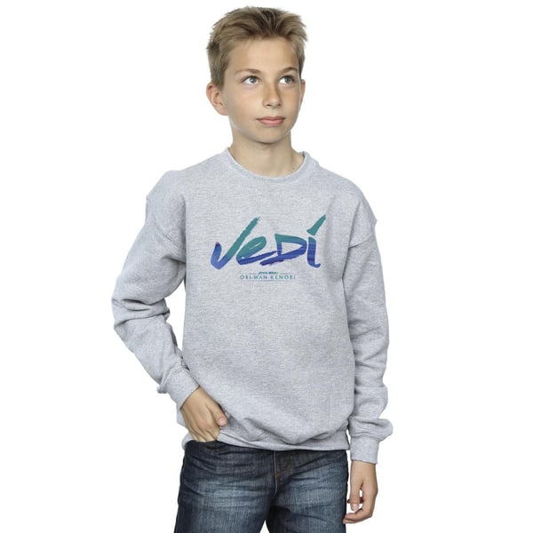 Star Wars Boys Obi-Wan Kenobi Jedi Painted Font Sweatshirt