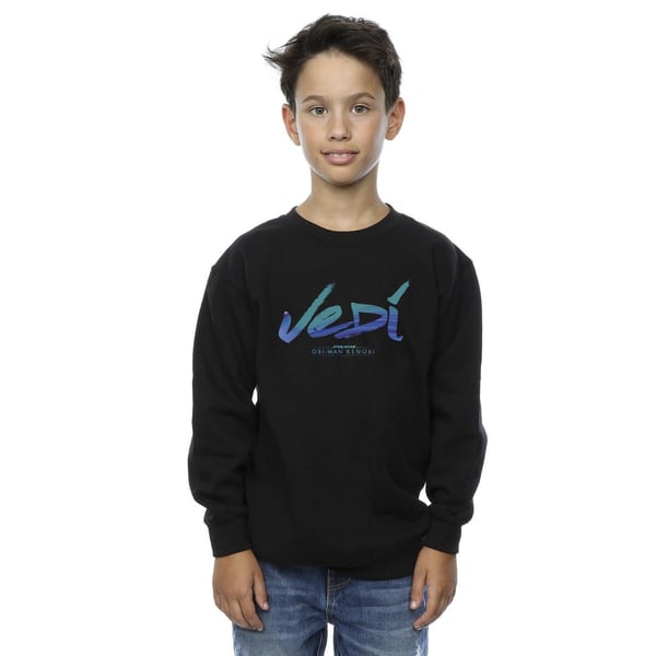 Star Wars Boys Obi-Wan Kenobi Jedi Painted Font Sweatshirt