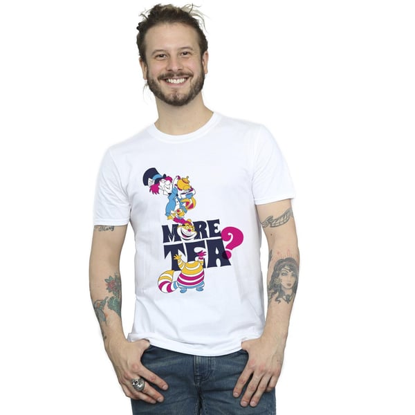 Disney Mens Alice In Wonderland More Tea T-Shirt