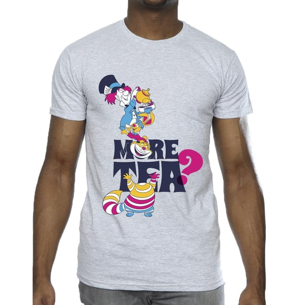 Disney Mens Alice In Wonderland More Tea T-Shirt