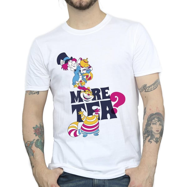 Disney Mens Alice In Wonderland More Tea T-Shirt