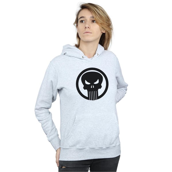 Marvel Womens/Ladies The Punisher Skull Circle Hoodie