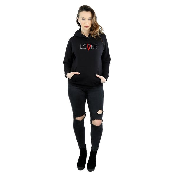 It Womens/Ladies Loser Lover Cotton Hoodie