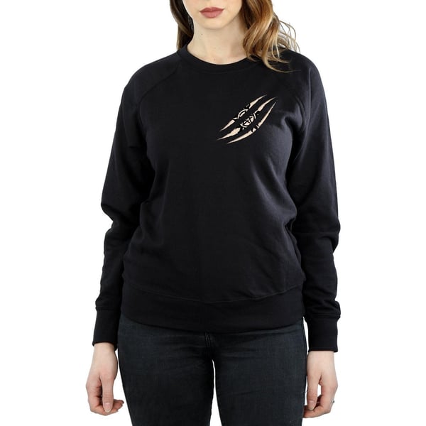 Supernatural Womens/Ladies Symbol Scratch Sweatshirt