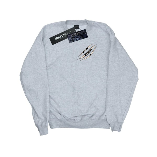 Supernatural Womens/Ladies Symbol Scratch Sweatshirt