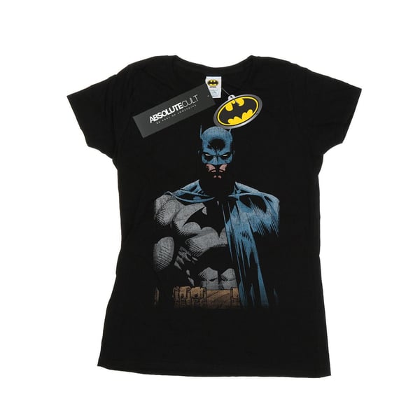 DC Comics Dam/Kvinnor Batman Close Up T-shirt i bomull