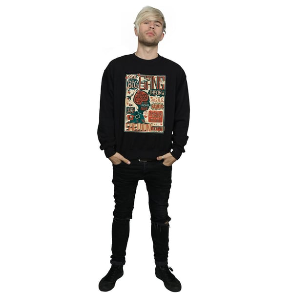 Big Bang Theory Mens Infographic Poster Sweatshirt