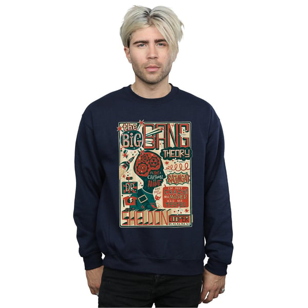 Big Bang Theory Mens Infographic Poster Sweatshirt