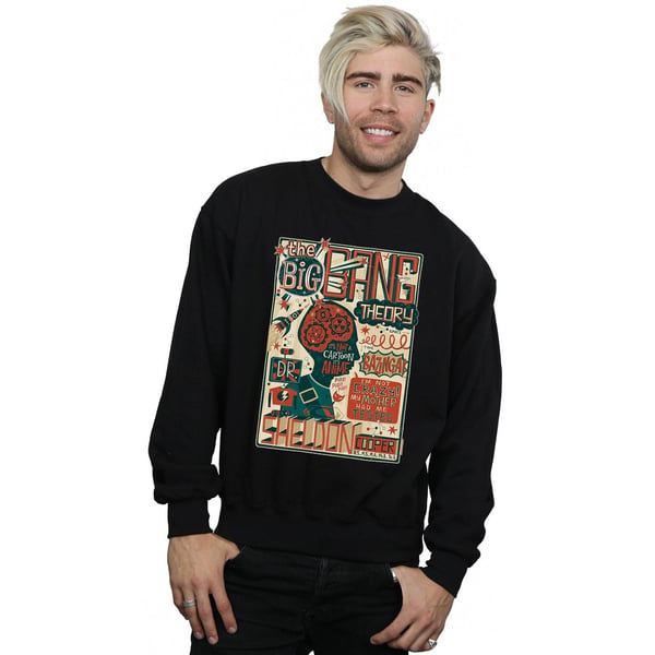 Big Bang Theory Mens Infographic Poster Sweatshirt