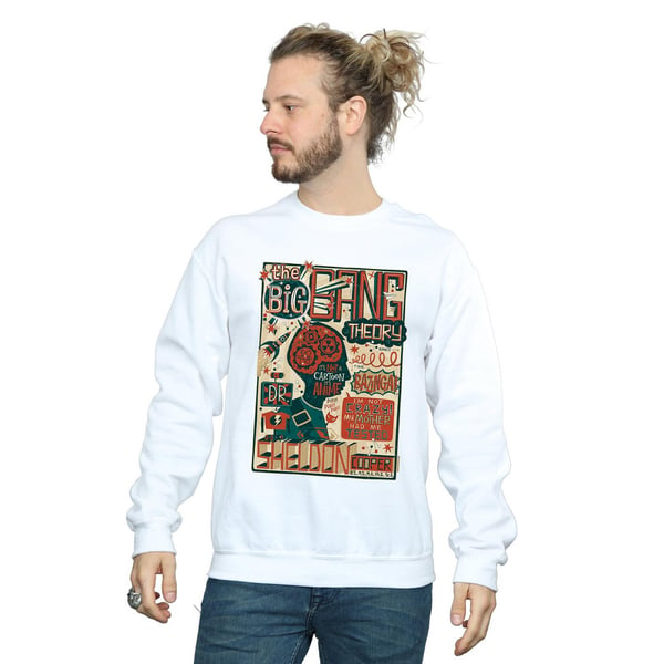 Big Bang Theory Mens Infographic Poster Sweatshirt