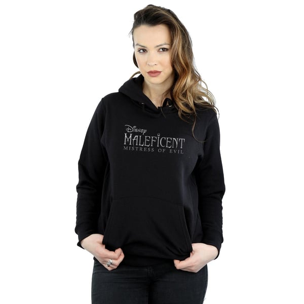 Disney Womens/Ladies Maleficent Mistress Of Evil Logo Hoodie