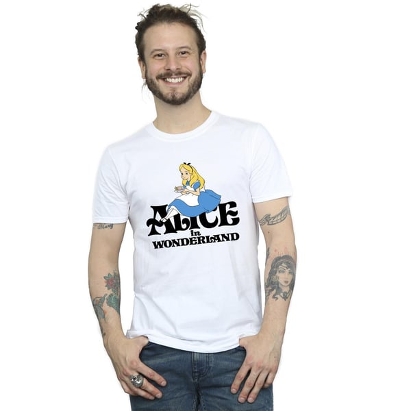 Disney Mens Alice In Wonderland Tea Drinker Classic T-Shirt