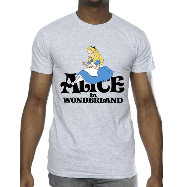 Disney Mens Alice In Wonderland Tea Drinker Classic T-Shirt
