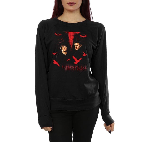 Supernatural Womens/Ladies Crow Eyes Sweatshirt