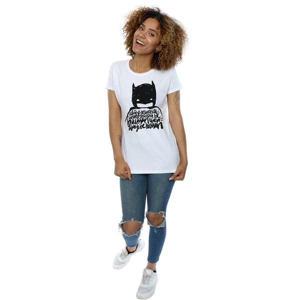 DC Comics Womens/Ladies Batman Always Be Yourself Cotton T-Shirt