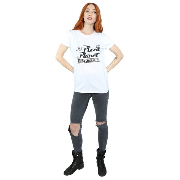 Toy Story Womens/Ladies Pizza Planet Cotton Logo Boyfriend T-Shirt