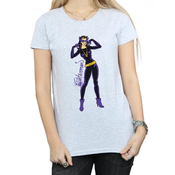 DC Comics Womens/Ladies Catwoman Happy Pose Cotton T-Shirt