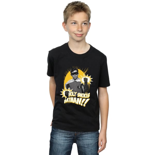 DC Comics Boys Batman TV Series Robin Holy Smokes T-Shirt