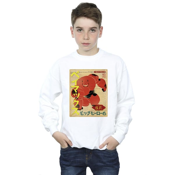 Disney Boys Big Hero 6 Baymax Baymax Newspaper Sweatshirt