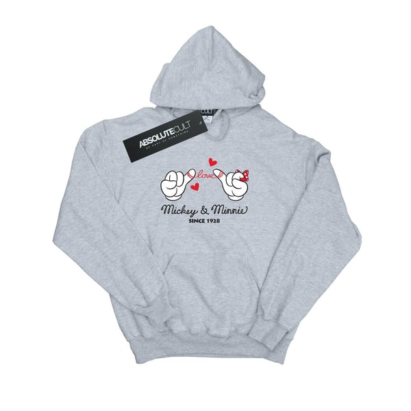 Disney Womens/Ladies Mickey Mouse Love Hands Hoodie