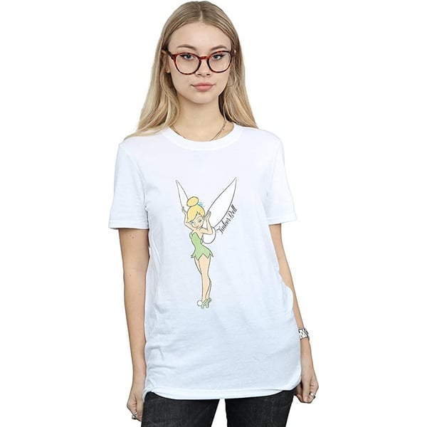 Tinkerbell Womens/Ladies Cotton Boyfriend T-Shirt