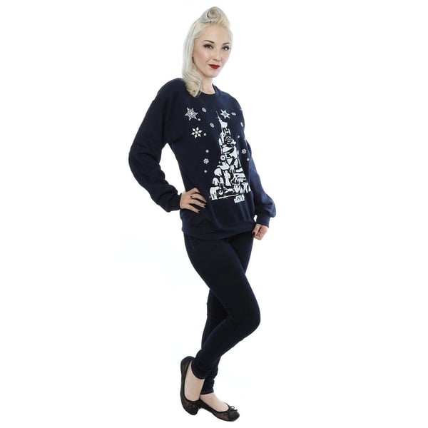 Star Wars Womens/Ladies Christmas Tree Sweatshirt
