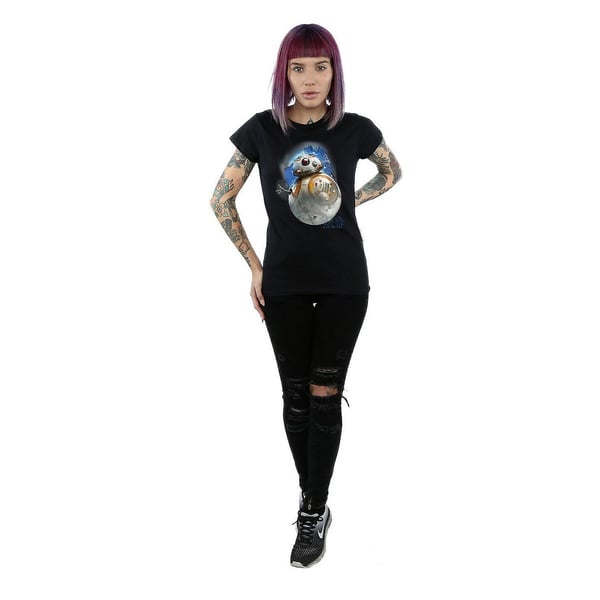 Star Wars: The Last Jedi Womens/Ladies BB-8 Brushed Cotton T-Shirt