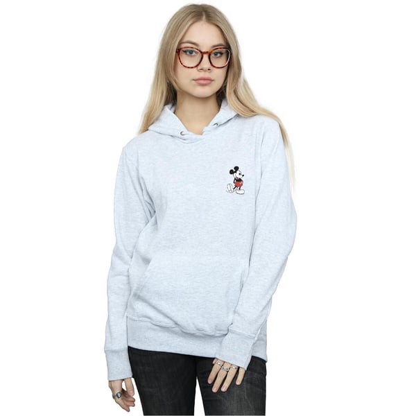 Disney Womens/Ladies Mickey Mouse Kickin Retro Chest Hoodie
