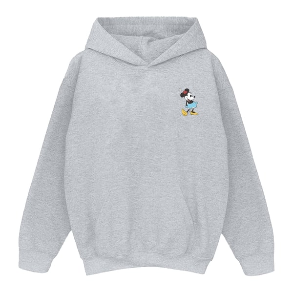 Disney Womens/Ladies Minnie Mouse Kick Chest Hoodie