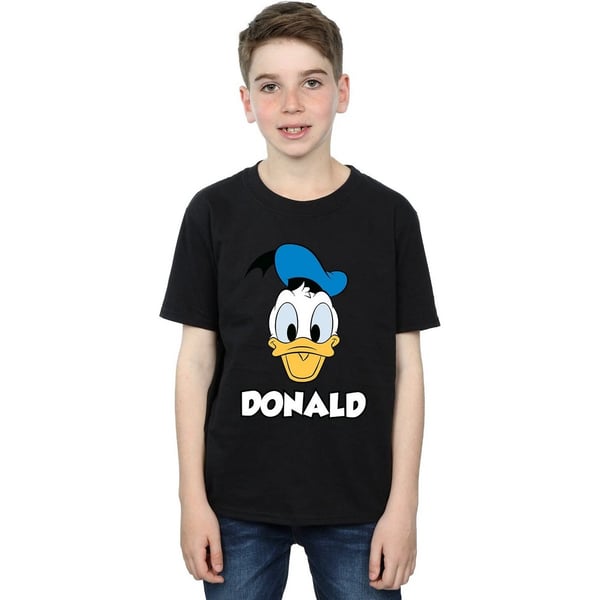 Disney Boys Donald Duck Face Cotton T-Shirt