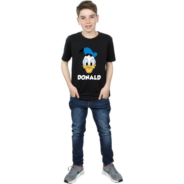 Disney Boys Donald Duck Face Cotton T-Shirt