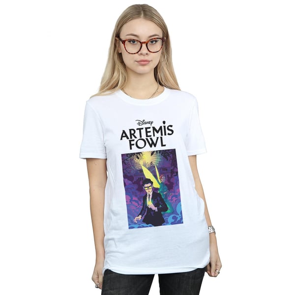 Disney Womens/Ladies Artemis Fowl Book Cover Cotton Boyfriend T-Shirt