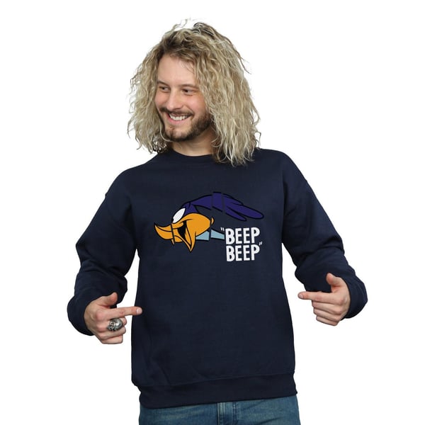 Looney Tunes Mens Beep Beep Road Runner Sweatshirt