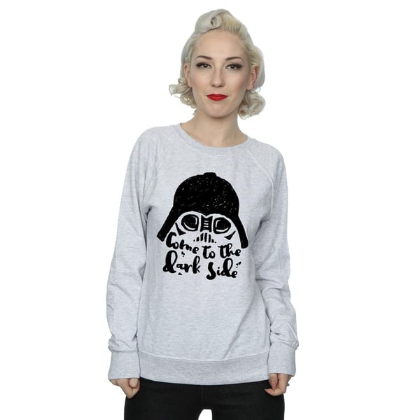 Star Wars Womens/Ladies Darth Vader Come To The Dark Side Sketch Sweatshirt