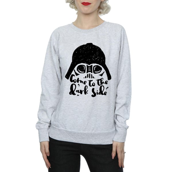 Star Wars Womens/Ladies Darth Vader Come To The Dark Side Sketch Sweatshirt
