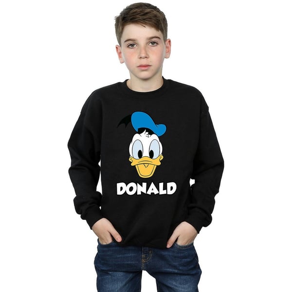 Disney Boys Donald Duck Face Cotton Sweatshirt