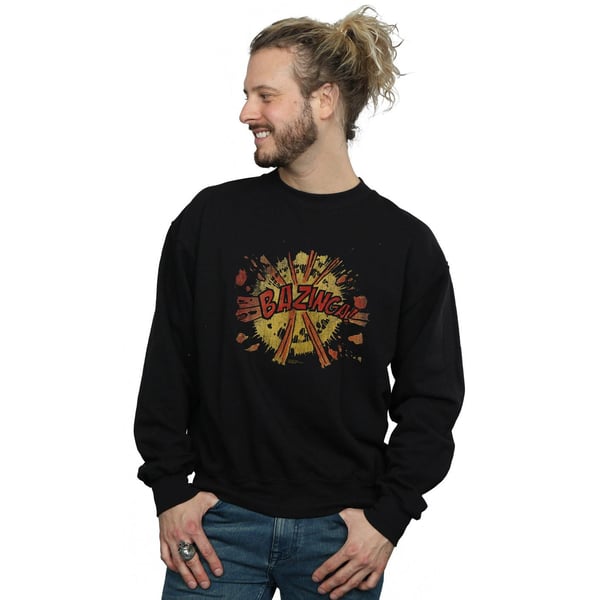 The Big Bang Theory Mens Bazinga Explosion Sweatshirt