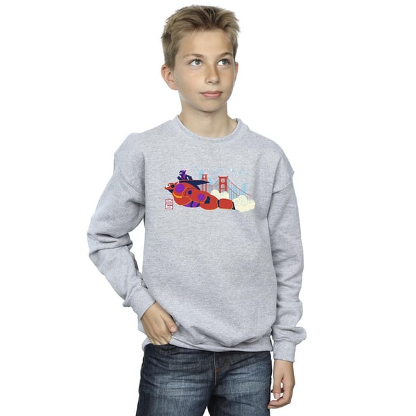 Disney Boys Big Hero 6 Baymax Hiro Bridge Sweatshirt