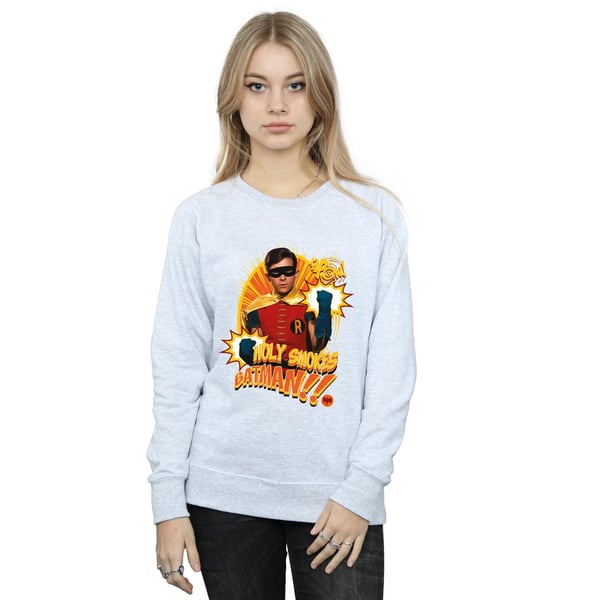 DC Comics Womens/Ladies Batman TV Series Holy Smokes Sweatshirt