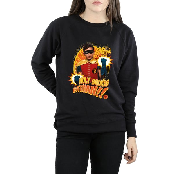 DC Comics Womens/Ladies Batman TV Series Holy Smokes Sweatshirt