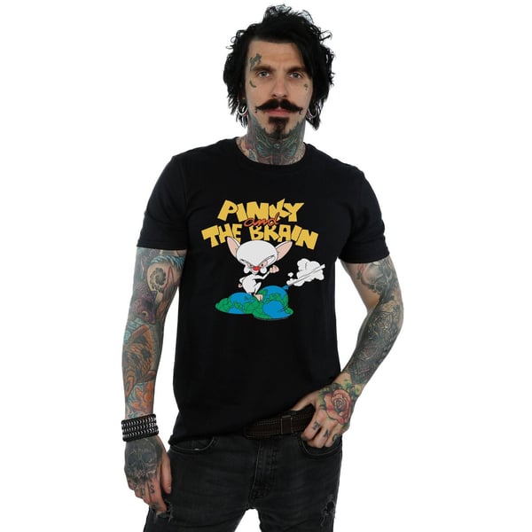 Animaniacs Mens The Brain World Domination T-Shirt