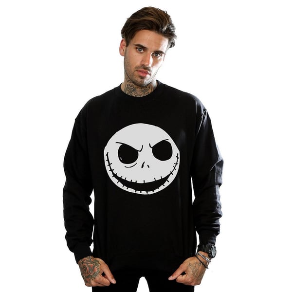 Nightmare Before Christmas Mens Jack Skellington Cotton Sweatshirt