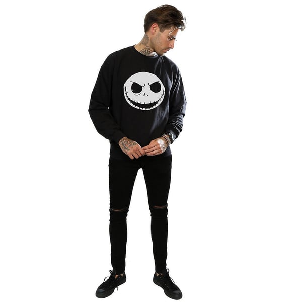 Nightmare Before Christmas Mens Jack Skellington Cotton Sweatshirt